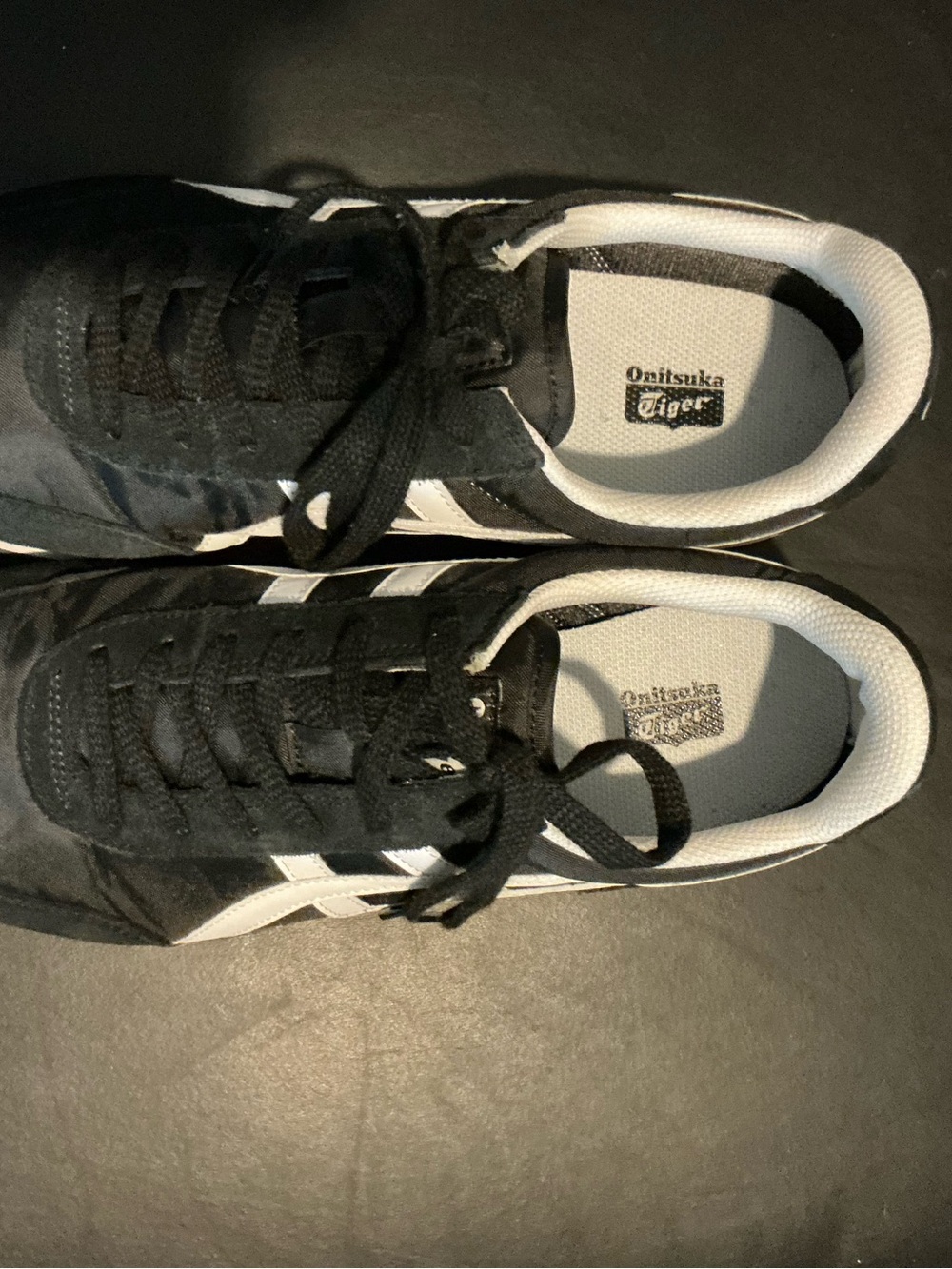 Onitsuka Tiger by Asics Black & White Low-Profile Sneakers